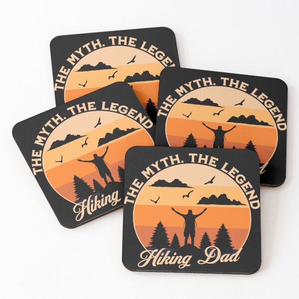 Item preview, Hiking Dad The Myth The Legend in Retro Design designed and sold by LOT7Clothing.
