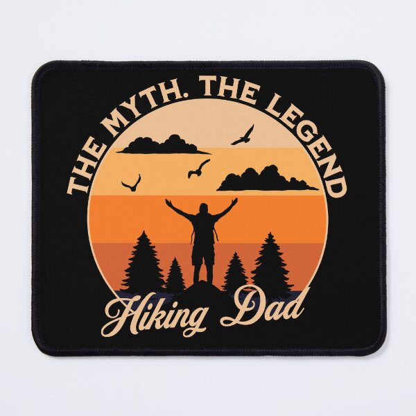 Item preview, Hiking Dad The Myth The Legend in Retro Design designed and sold by LOT7Clothing.