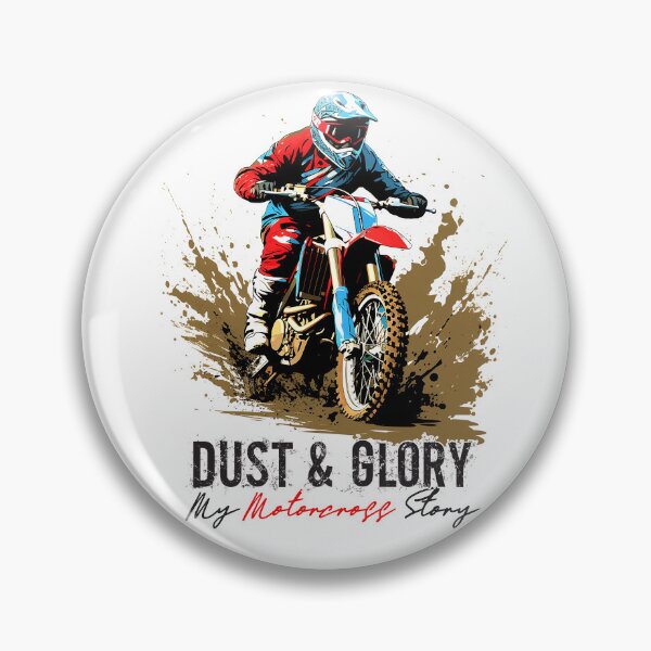 Item preview, Dust & Glory - My motocross story designed and sold by Concept-Hub.