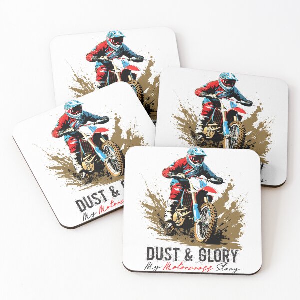 Item preview, Dust & Glory - My motocross story designed and sold by Concept-Hub.