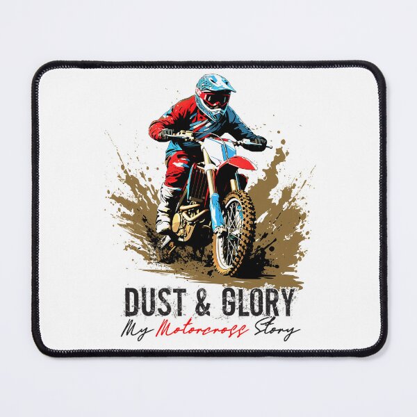 Item preview, Dust & Glory - My motocross story designed and sold by Concept-Hub.
