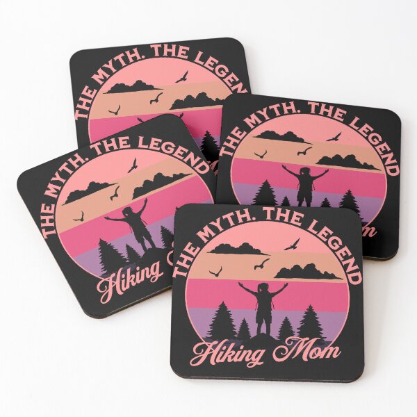 Item preview, Hiking Mom The Myth The Legend in Retro Design designed and sold by LOT7Clothing.