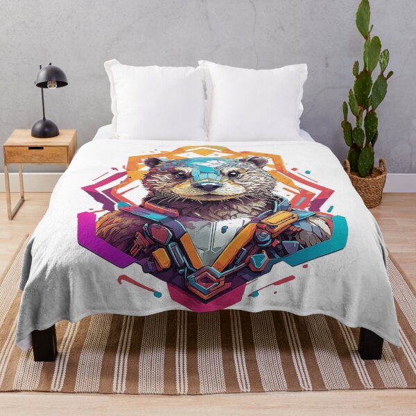 Item preview, Cute portrait with a futuristic glow designed and sold by Minpadesign.
