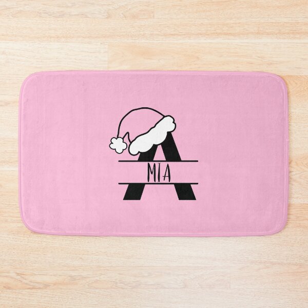 Item preview, Personalized Pink Santa Hat Monogram - Mia designed and sold by MysticMagpie.