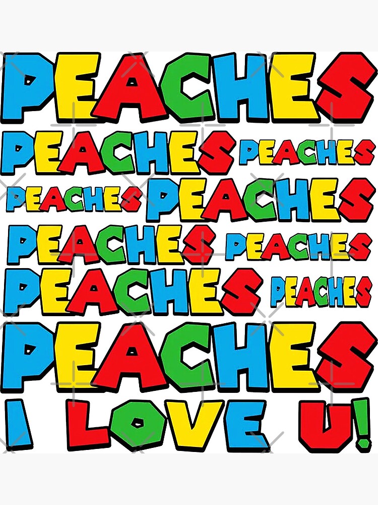 peaches - lyrics | Greeting Card