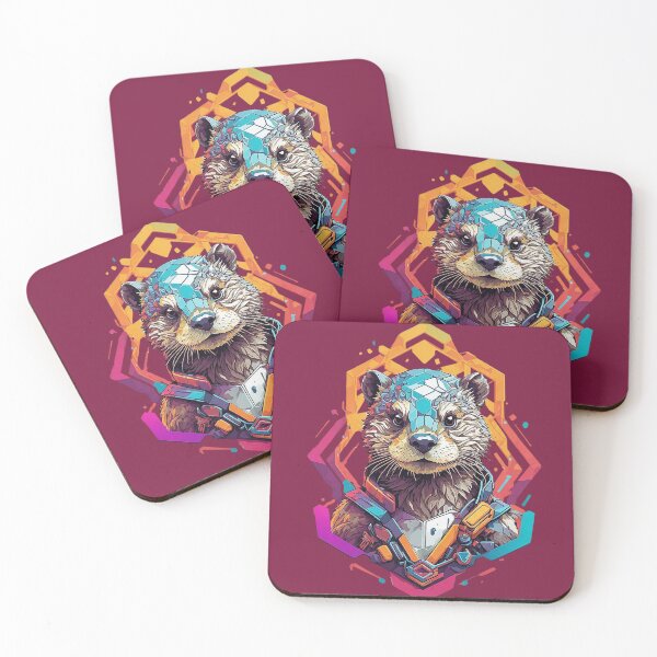 Item preview, Cute portrait with a futuristic glow designed and sold by Minpadesign.