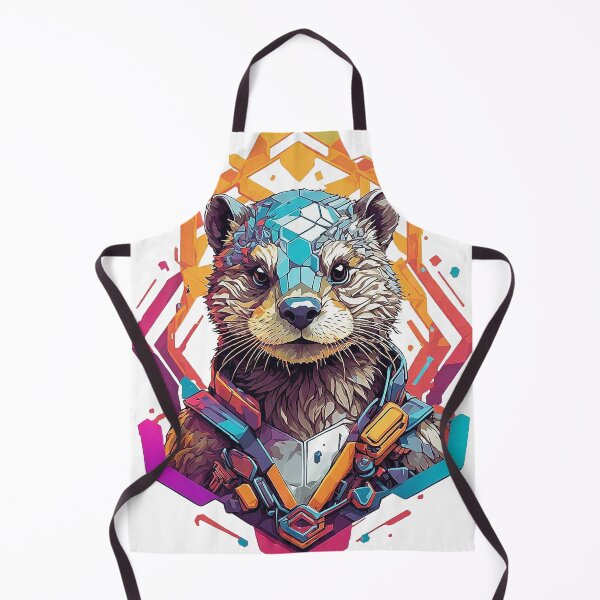 Item preview, Cute portrait with a futuristic glow designed and sold by Minpadesign.