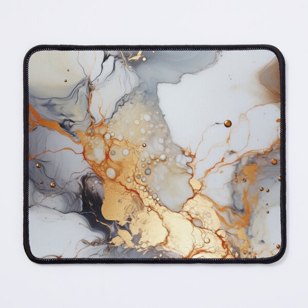 Item preview, Gilded Marble I: A Luxurious Fusion of Texture and Gold designed and sold by OurBarcode.