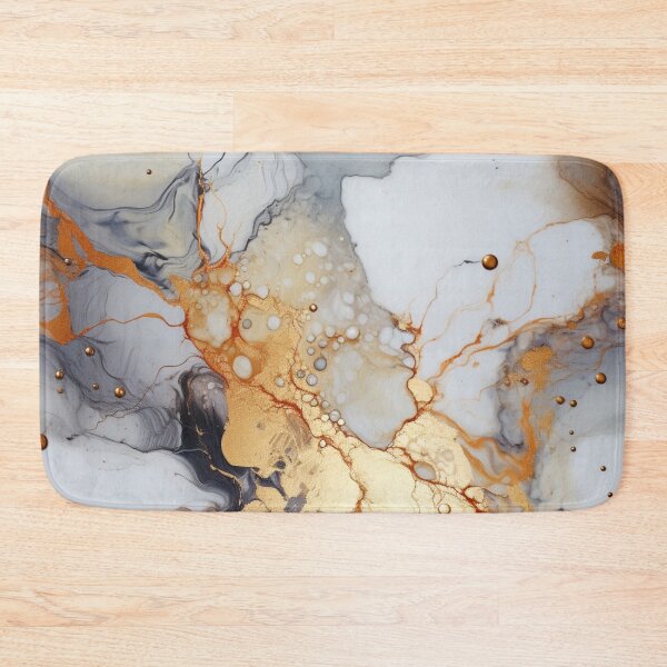 Item preview, Gilded Marble I: A Luxurious Fusion of Texture and Gold designed and sold by OurBarcode.