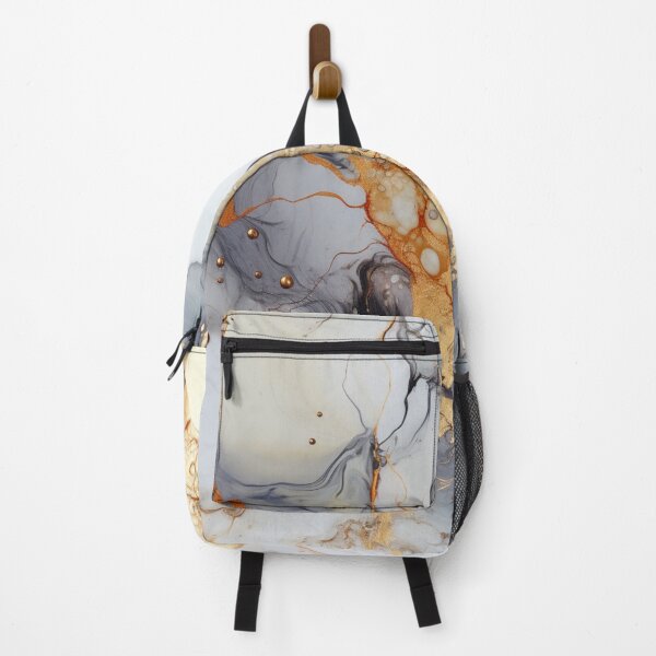 Item preview, Gilded Marble I: A Luxurious Fusion of Texture and Gold designed and sold by OurBarcode.