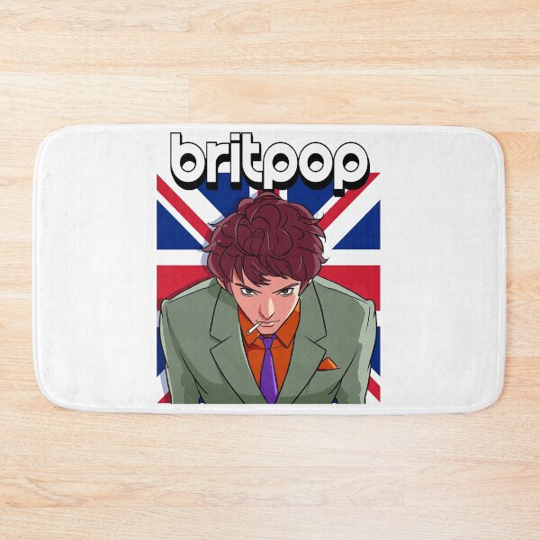 Item preview, Britpop Logo 90's Guitar UK Rock Music designed and sold by Nosek1ng.
