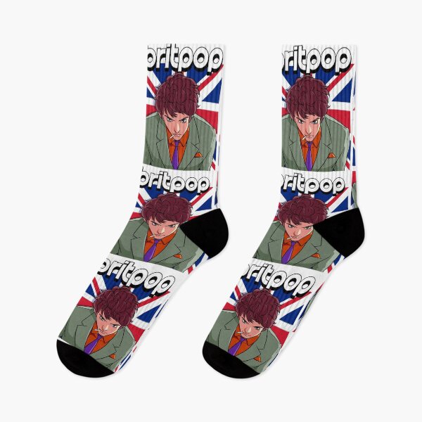 Item preview, Britpop Logo 90's Guitar UK Rock Music designed and sold by Nosek1ng.