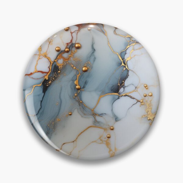Item preview, Gilded Marble II: A Luxurious Fusion of Texture and Gold designed and sold by OurBarcode.