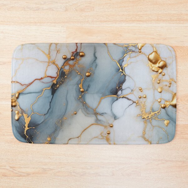 Item preview, Gilded Marble II: A Luxurious Fusion of Texture and Gold designed and sold by OurBarcode.