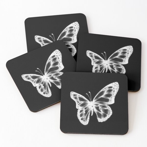 Item preview, BLACK AND WHITE BUTTERFLY designed and sold by xBLACKSTAR.