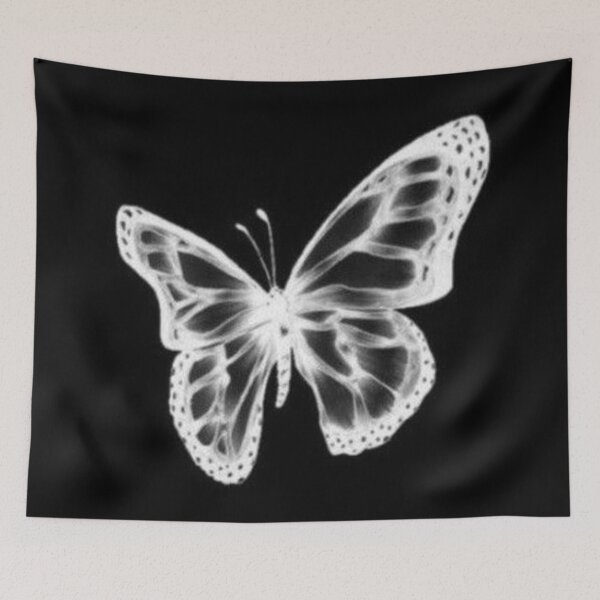 Item preview, BLACK AND WHITE BUTTERFLY designed and sold by xBLACKSTAR.