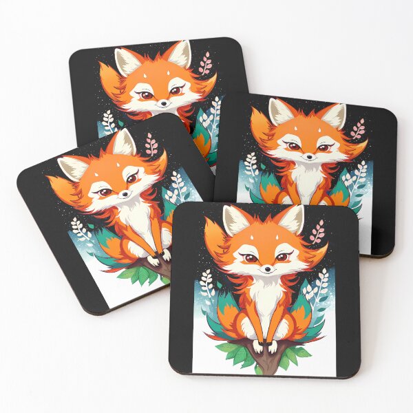 Item preview, Watercolor Fox Fantasy designed and sold by Mechanical-Artt.