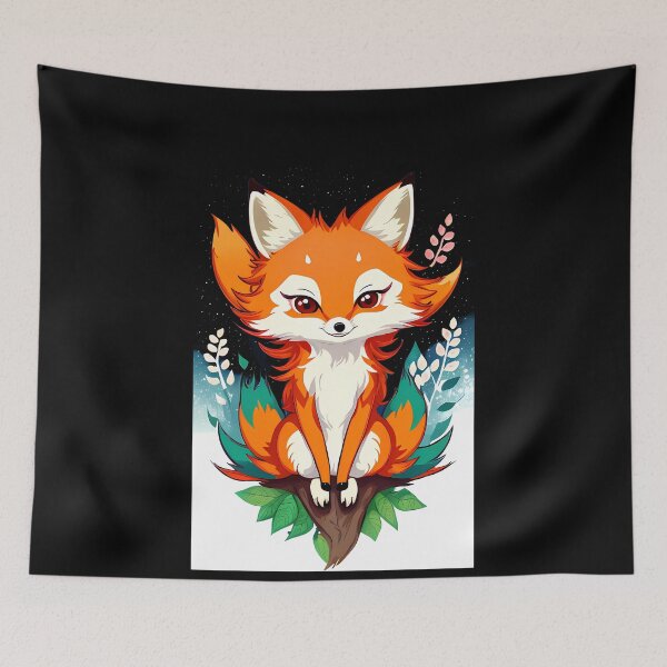 Item preview, Watercolor Fox Fantasy designed and sold by Mechanical-Artt.