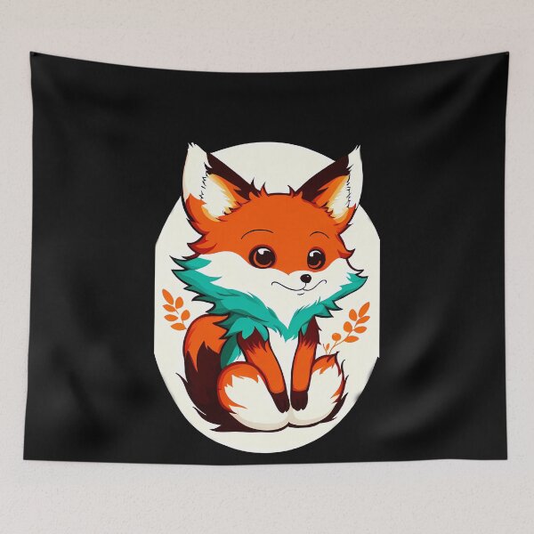 Item preview, Fox in White Circle designed and sold by Mechanical-Artt.