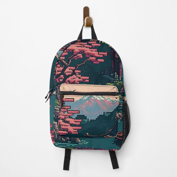 Item preview, Temple in Japan in pixel art 2 designed and sold by AI-G-I-.