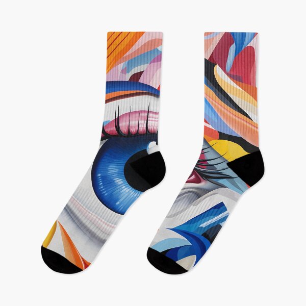 Item preview, Colorful Eye Print: Bold Structural Design designed and sold by ShopWilPrints.