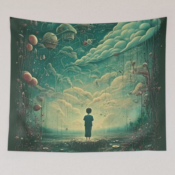 Item preview, Dreamy liminal anemoia painting designed and sold by ArthurVandelay.