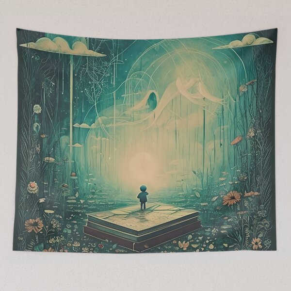 Item preview, Dreamy liminal anemoia painting designed and sold by ArthurVandelay.