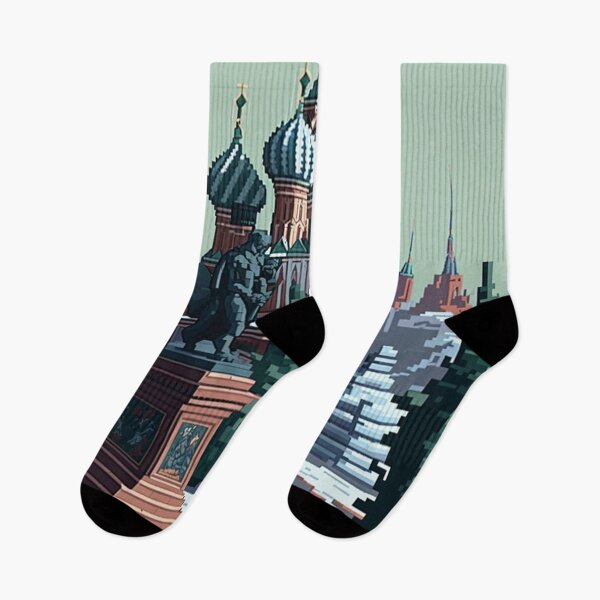 Item preview, Moscow in Russia in pixel art designed and sold by AI-G-I-.