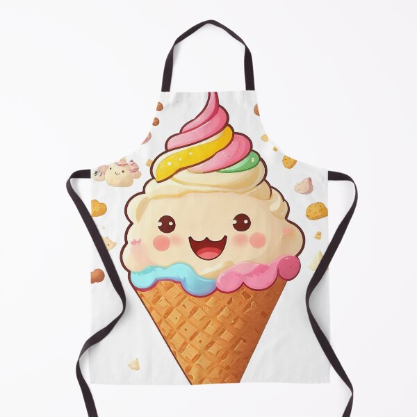 Item preview, Deliciously cute smiling Ice Cream designed and sold by CoolPixels.