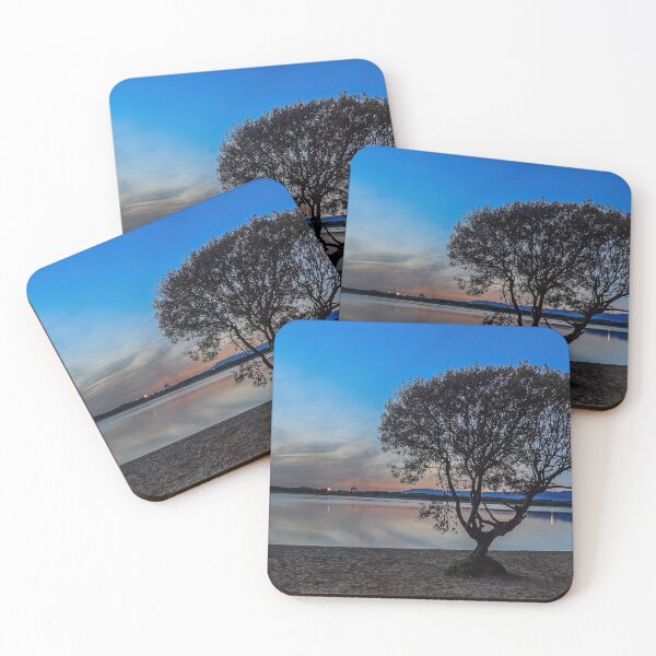 Item preview, Kenfig Pool tree at sunset designed and sold by Jinxyboy1908.