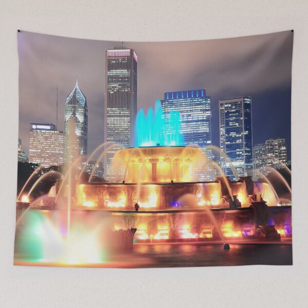 Item preview,   Chicago city skyline prints,Chicago city scape,cityscape,Chicago  panoramic,panoramic wall art, panoramic canvas  designed and sold by eyesight4vision.