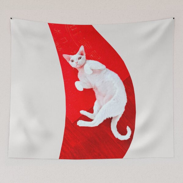 Item preview, White Cat designed and sold by ontological.