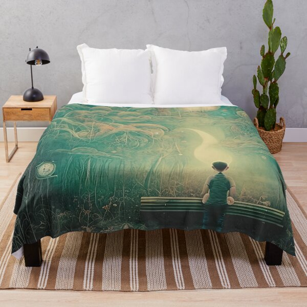 Item preview, Dreamy liminal anemoia painting designed and sold by ArthurVandelay.