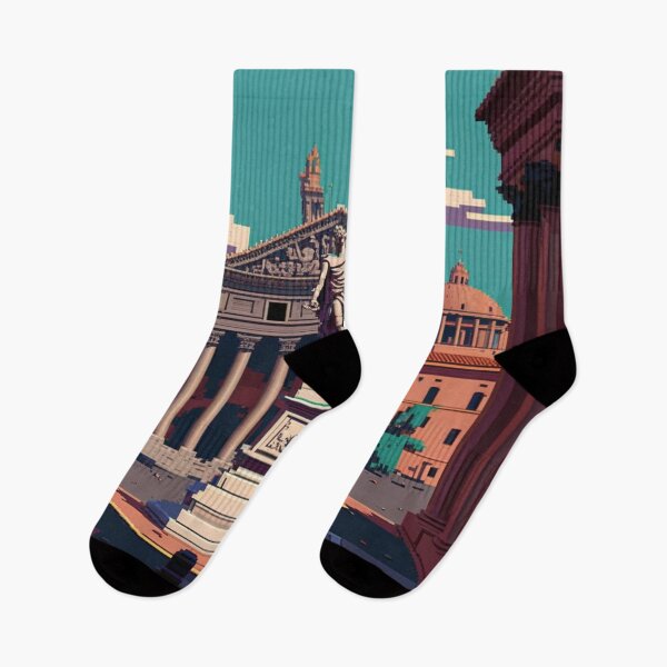 Item preview, Rome, Italy in pixel art 2 designed and sold by AI-G-I-.