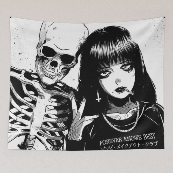 Item preview, PRETTY GIRL AND DEATH designed and sold by xBLACKSTAR.