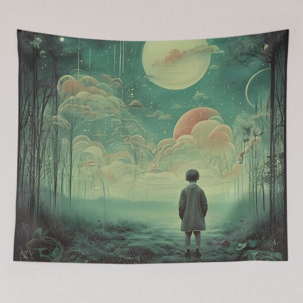 Item preview, Dreamy liminal anemoia painting designed and sold by ArthurVandelay.