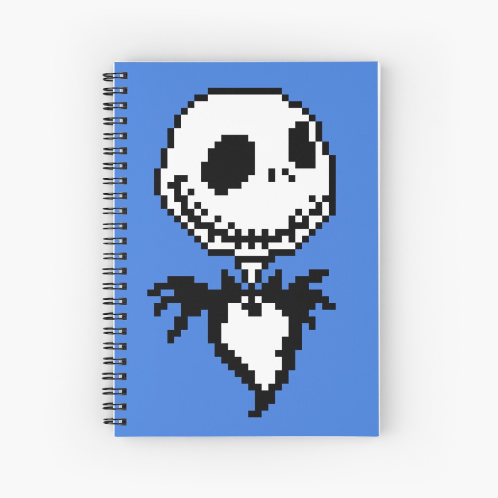 Pixel Art L étrange Noël De Monsieur Jack "Jack Skellington - pixel art" Spiral Notebook for Sale by Tania Guzmán | Redbubble