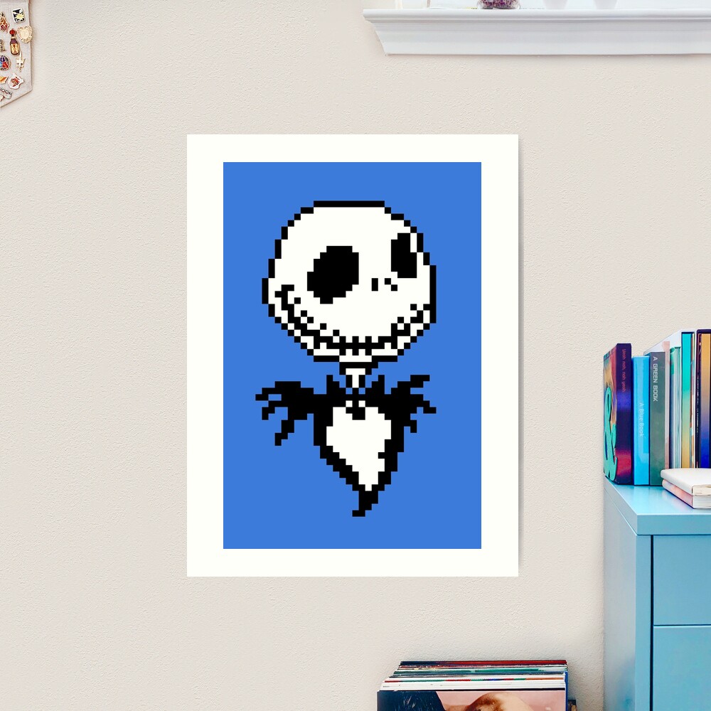 Pixel Art L étrange Noël De Monsieur Jack Jack Skellington - pixel art" Art Print for Sale by Tania Guzmán | Redbubble