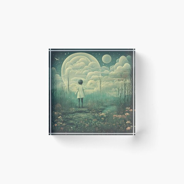 Item preview, Dreamy liminal anemoia painting designed and sold by ArthurVandelay.