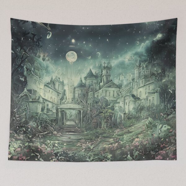 Item preview, Dreamy liminal anemoia painting designed and sold by ArthurVandelay.
