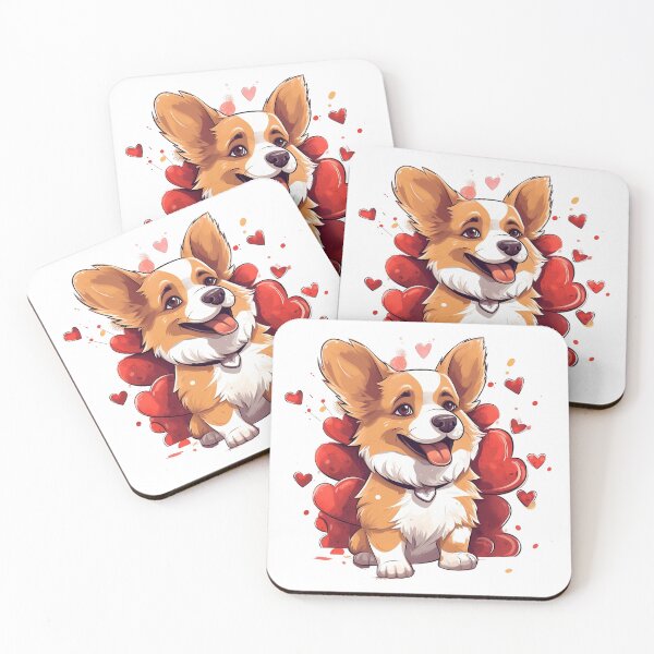 Item preview, Heartfelt Corgi Love Graphic Design designed and sold by imaginariumlab.