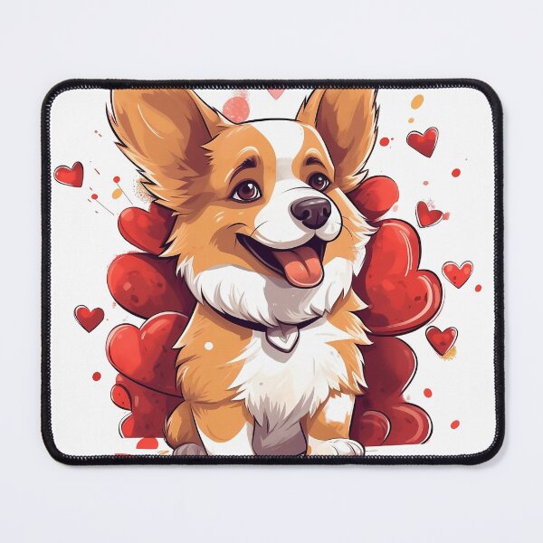 Item preview, Heartfelt Corgi Love Graphic Design designed and sold by imaginariumlab.