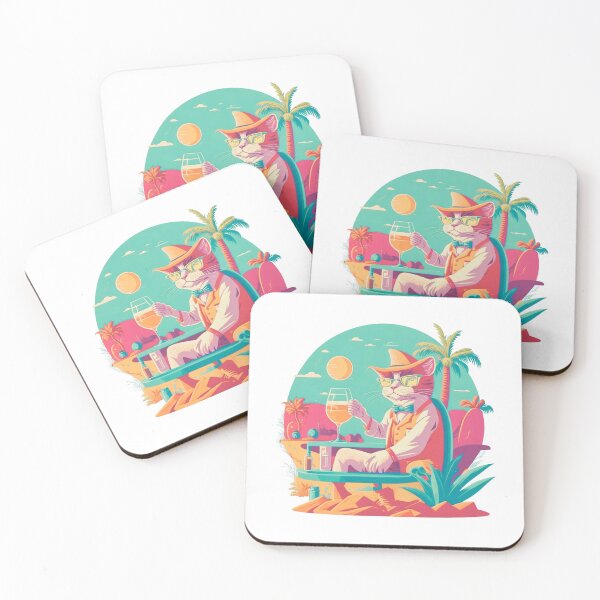 Item preview, Doctor Cat on Vacations | Retro Color | Merch for cat lovers designed and sold by MaFleiva.