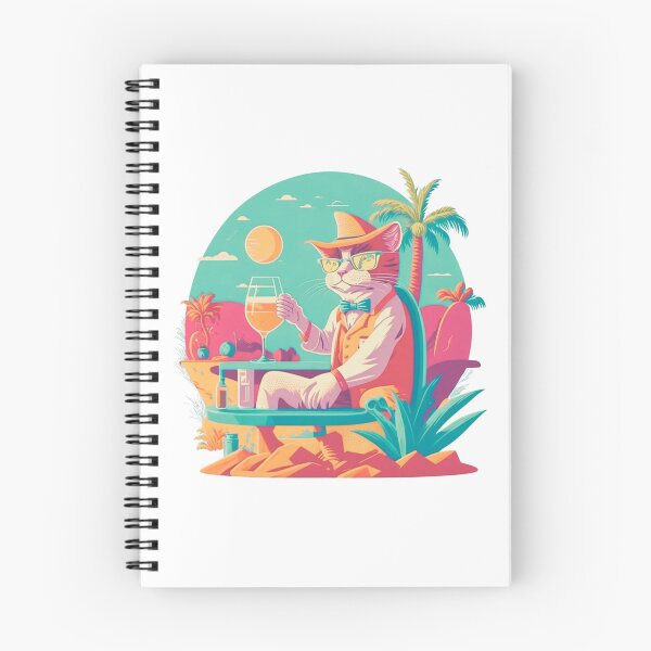 Item preview, Doctor Cat on Vacations | Retro Color | Merch for cat lovers designed and sold by MaFleiva.