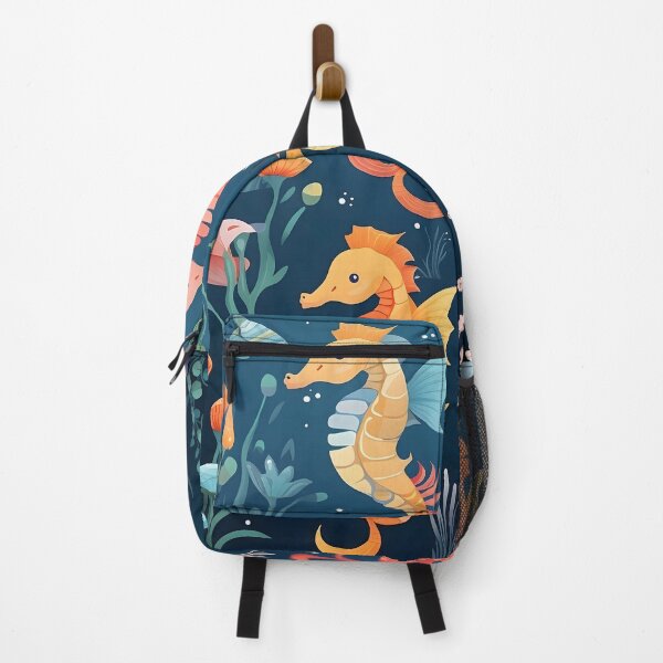 Item preview, Adorable Seahorse Ocean Pattern Graphic Design designed and sold by imaginariumlab.