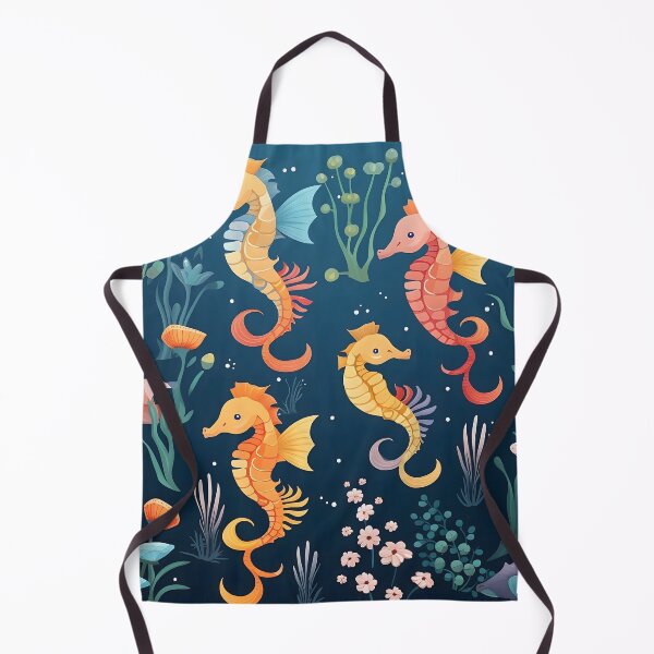 Item preview, Adorable Seahorse Ocean Pattern Graphic Design designed and sold by imaginariumlab.