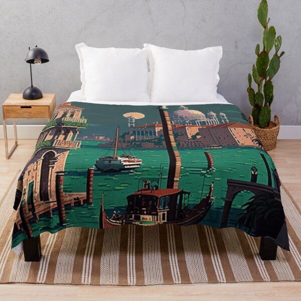 Item preview, Venice, Italy in pixel art 2 designed and sold by AI-G-I-.