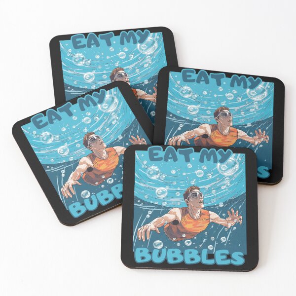 Item preview, Eat My Bubbles Funny Gifts for Swimmers designed and sold by ArtPrintPlanet.