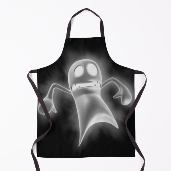 Item preview, SCARED BLACK AND WHITE GHOST designed and sold by xBLACKSTAR.