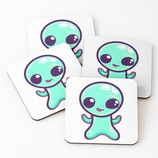 Item preview, Cute green alien designed and sold by LimpingUnicorn.